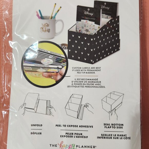 NEW The Happy Planner Disney Sticker Pad Storage Box - Picture 3 of 5